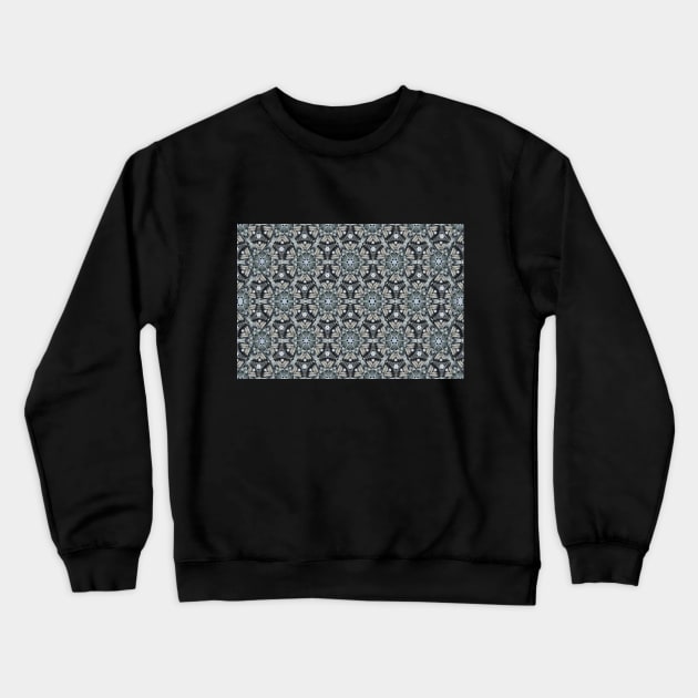 3D Tessellation of Stone Building Crewneck Sweatshirt by Norwood Designs